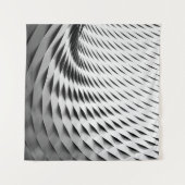 TENTURE UNE FAÇADE COURVÉE COUVERTE DE LATICEWORK BLANC (Devant)