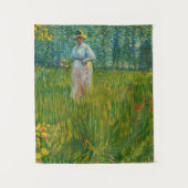 Tenture Une femme marchant dans un jardin - Vincent van Go (Devant)