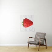 Tenture Une fraise rouge wtm (En situation)