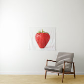 Tenture Une fraise rouge wtm (En situation (horizontale))