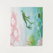 Tenture Une Grenouille S'Enfonce Dans L'Étang Illustration (Devant)