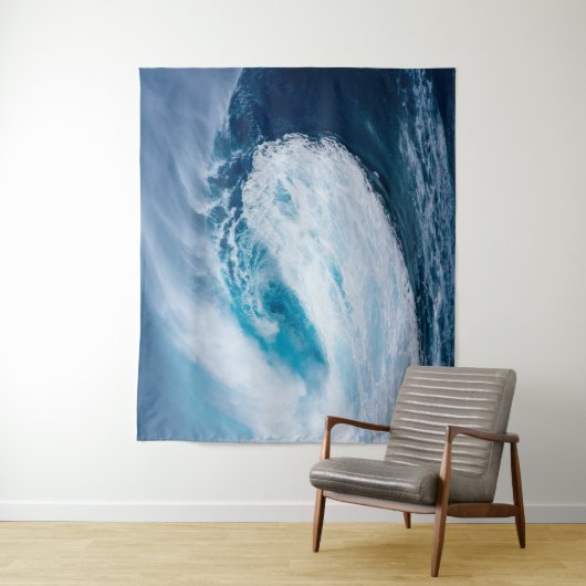 Tenture Une incroyable vague de surf (En situation)