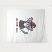 Tenture Une infirmière Éffrayante Chat - Fêtes Félines pou (Devant (Horizontal))