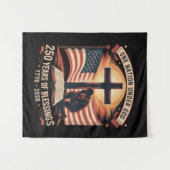 Tenture Une nation sous Dieu 250 ans (Devant (Horizontal))