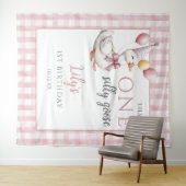 Tenture Une oie sotte rose Anniversaire photo fond (En situation (horizontale))