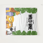 Tenture Une petite sauvageonne est en route Baby Shower Sa (Devant (Horizontal))