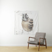 Tenture Une promenade X de région boisée (En situation)