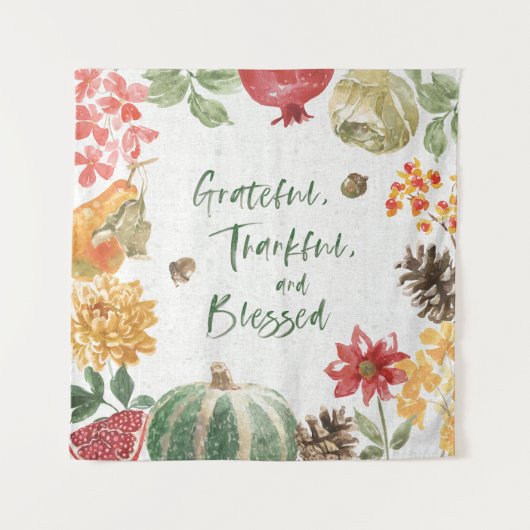 Tenture Une récolte riche, généreuse et bénie (Devant (Horizontal))