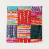 Tenture une surface composée en Patchwork de style asiatiq (Devant (Horizontal))