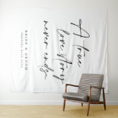 Tenture Une véritable histoire d'amour n'a pas de fin de t (En situation (horizontale))