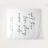 Tenture Une véritable histoire d'amour n'a pas de fin de t (Devant (Horizontal))