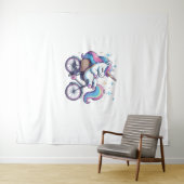 Tenture Unicorn équitation Bicyclette Garçons Filles Femme (En situation (horizontale))