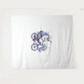 Tenture Unicorn équitation Bicyclette Garçons Filles Femme (Devant (Horizontal))