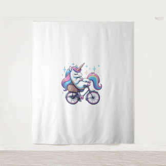 Tenture Unicorn équitation Bicyclette Garçons Filles Femme