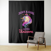Tenture Unicorn Love (En situation)