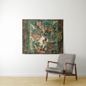 Tenture UNICORN SE DÉFEND, Autres animaux verts (En situation (horizontale))