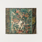 Tenture UNICORN SE DÉFEND, Autres animaux verts (Devant (Horizontal))