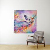 Tenture Unicorne couleur Pastel (En situation (horizontale))