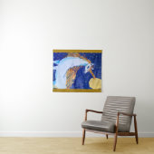 Tenture Unicorne "L'art des enfants" (En situation (horizontale))