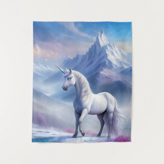 Tenture Unicorne mystique dans un royaume d'Imaginaire mag
