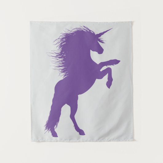 Tenture Unicorne violette (Devant)