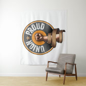 Tenture Union Fière (En situation)