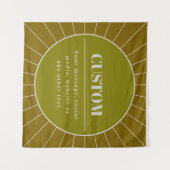 Tenture Unique Modèle de conception modifiable inspiré par (Devant (Horizontal))