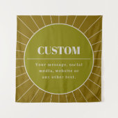 Tenture Unique Modèle de conception modifiable inspiré par (Devant)