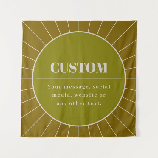 Tenture Unique Modèle de conception modifiable inspiré par (Devant)