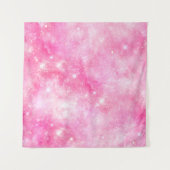 Tenture Univers de galaxie rose (Devant (Horizontal))
