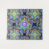 Tenture Univers Mandala Couleurs Psychédéliques (Devant (Horizontal))