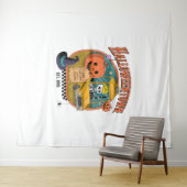 Tenture Université citrouille Halloweentown (En situation (horizontale))