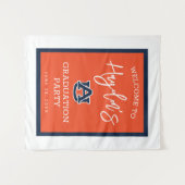 Tenture Université d'Auburn | Fête de remise des diplômes (Devant (Horizontal))