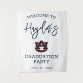 Tenture Université d'Auburn | Fête de remise des diplômes (Devant)