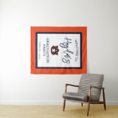 Tenture Université d'Auburn | Fête de remise des diplômes (En situation (horizontale))