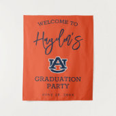 Tenture Université d'Auburn | Fête de remise des diplômes (Devant)