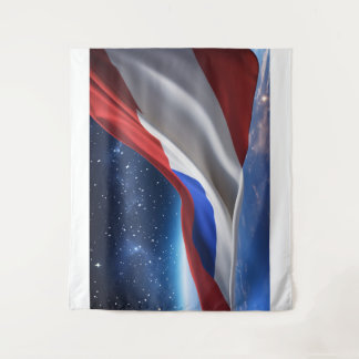 Tenture USA Flag Logo Large Tapestry