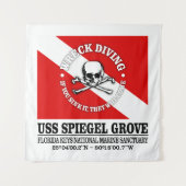 Tenture USS Spiegel Grove (meilleures épaves) (Devant)