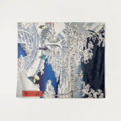 Tenture Utagawa Hiroshige - Pont des tambours à Meguro (Devant (Horizontal))