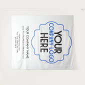 Tenture Utiliser son propre logo d'entreprise Salon commer (Devant (Horizontal))