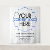 Tenture Utiliser son propre logo d'entreprise Salon commer (Devant)