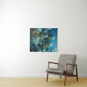 Tenture "Utopie aquatique : paysage sous-marin enchanté" D (En situation (horizontale))