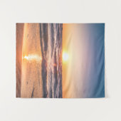 Tenture Vacances tropicales au coucher du soleil sur l'océ (Devant (Horizontal))