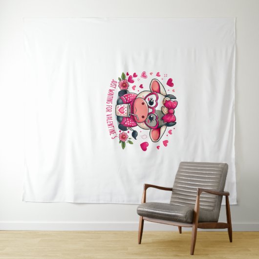 Tenture Vache de café (En situation (horizontale))