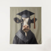 Tenture Vache diplômée (Devant)