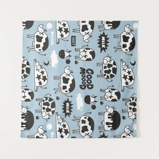 Tenture Vache et lait (Devant (Horizontal))