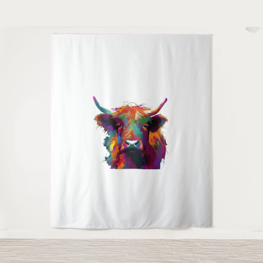 Tenture Vache friésienne Holstein - Vache mignonne - Cadea (Devant)