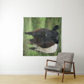 Tenture Vache galloway à ceinture (En situation (horizontale))