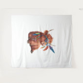 Tenture Vache Highland, Vache Cool, Sunglass (Devant (Horizontal))