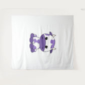 Tenture Vache pourpre T-shirt surdimensionné_1 (Devant (Horizontal))